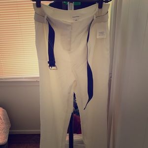 New Calvin Klein high waisted trousers with belt